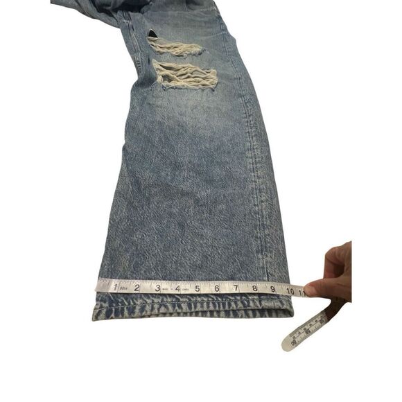 H&M Womans Baggy distressed Jeans Sz 16 NWT - Picture 6 of 7